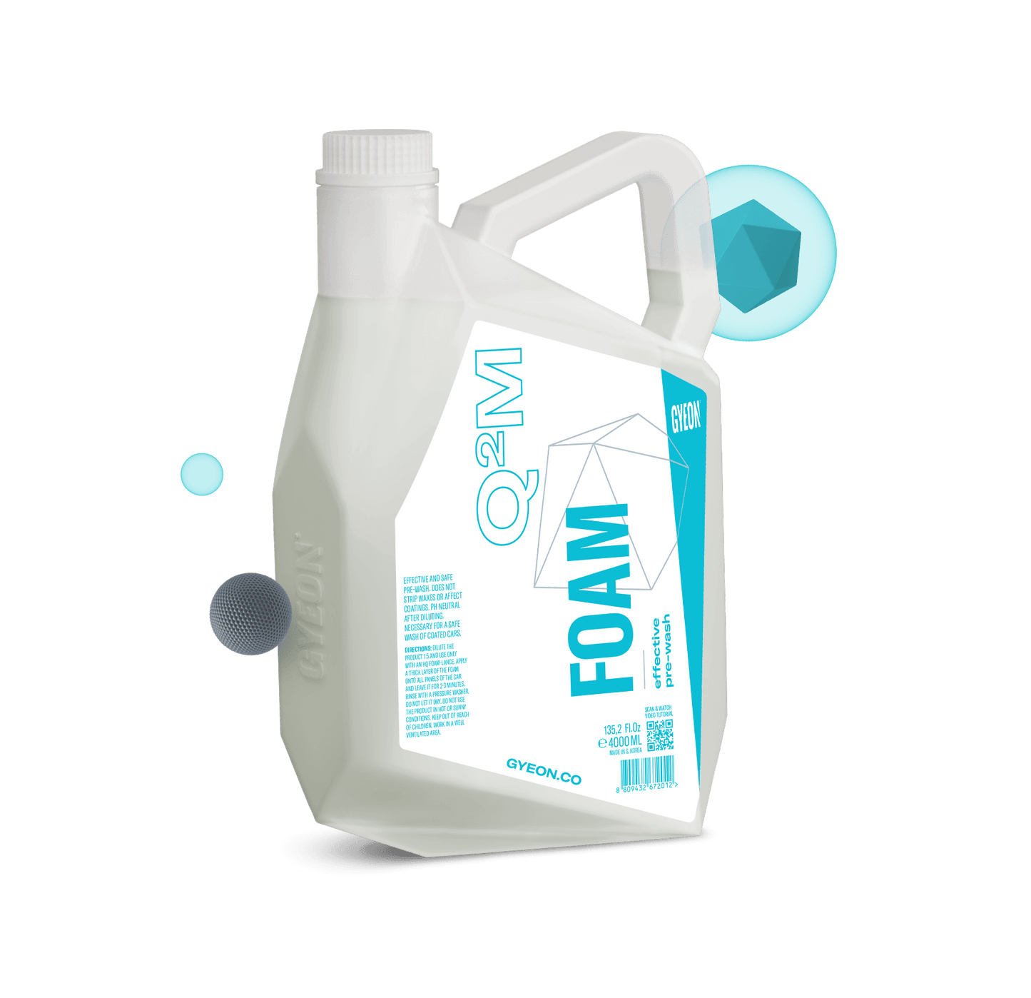 Gyeon Q²M Foam, Forvask